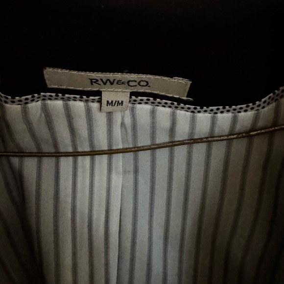 Cropped RW & CO black blazer in medium - Picture 2 of 2